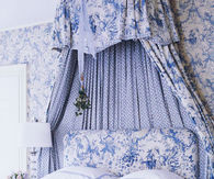 Beautiful Blue & White Bedroom