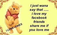 I love my Facebook friends