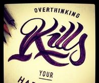 Overthinking kills your happiness