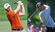 golf swings with Spieth and Woods