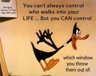 You cant always control who walk into your life