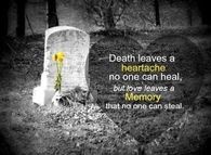 Death Leaves A Heartache