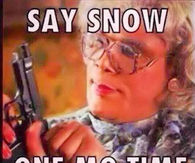 Say Snow One Mo Time