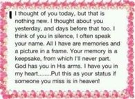 Someone you miss in Heaven