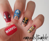 Superhero Nails