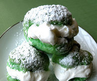 St. Patrick’s Day Cream Puffs
