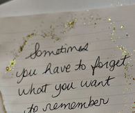 Forget what you want