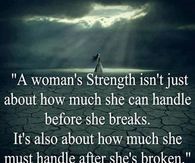 a woman's strength