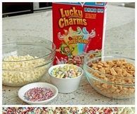 Lucky Rainbow Chex mix