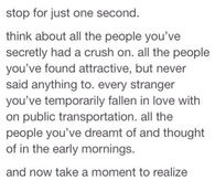 Stop for one second