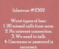 Worst types of fear