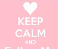 Keep calm and follow me