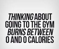 Thinking about going to the gym