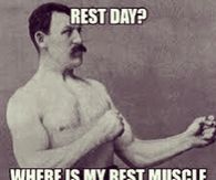 Where is my rest muscle and how do I train it