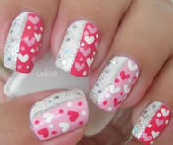 Two tone manicure