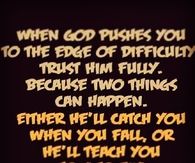 Trust God fully