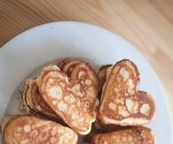 Heart pancakes