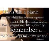 Life is like a piano