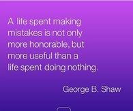 A life spent making mistakes