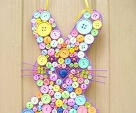 Button Easter Bunny