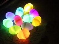 Glow in the dark easter eggs