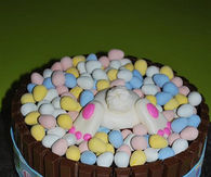 Easter Egg Basket Cake