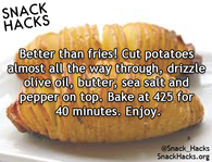 Potato fries hack