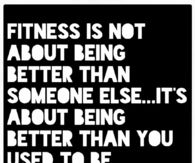 What fitness is about