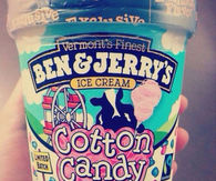 Ben and jerrys cotton candy