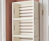DIY Crate Bookshelf