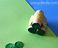 DIY Wine Cork Shamrocks
