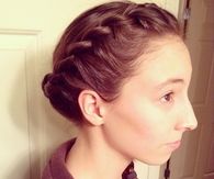 Rope crown braid