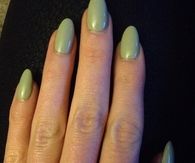 Spring green nails