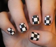 Checkerboard nails