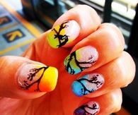 Spring colorful nail art
