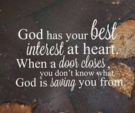 God has your best interest at heart