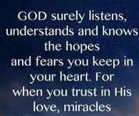Trust in Gods love