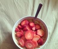Strawberry oatmeal