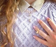 Bow finger rings