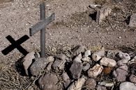 Old west grave
