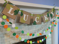 St Patricks Day Lucky Banner