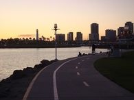 Bike riding in Long Beach