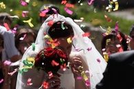 Confetti bride