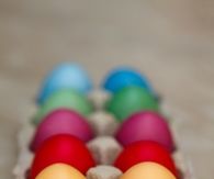 Dyed eggs