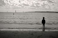 Boy by the tide