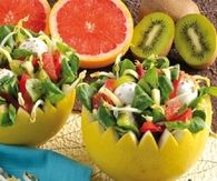 Salad fruit bowls