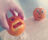 Angry orange