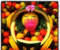 Fruit baby crib