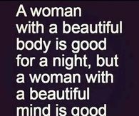 a woman with a beautiful mind