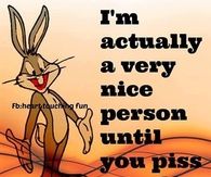 Until you piss me off